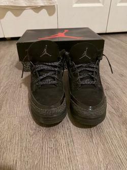 Black cat Jordan 3