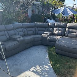 Sale Leather Sectional 