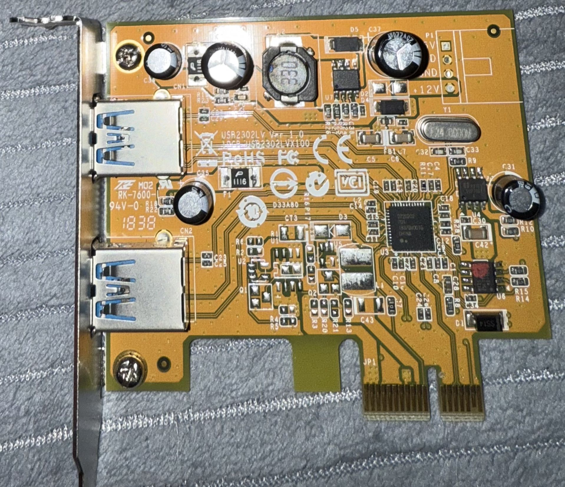 USB 3.0 expansion card Model USB2302LV