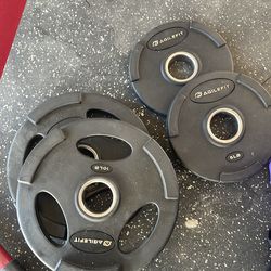 AgileFit AgileFit Laser Rubber Olympic Grip Plates