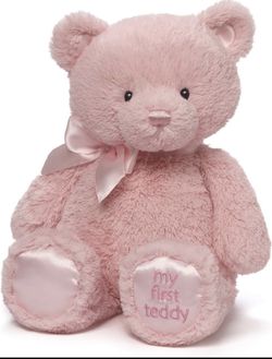 GUND Baby My First Teddy Bear, Ultra Soft Animal Plush Toy for Babies and Newborns, Pink, 15”