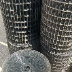 24”-1”x2”x100’ 14ga. Black PVC Wire Rolls