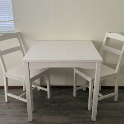 IKEA HAUGA Dining Set - Table & 2 Chairs