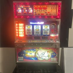 Vintage FUNKY CAT Slot Machine – Made in Japan 🎰🐱