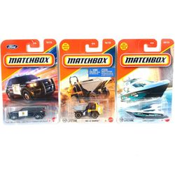 NEW 2025 Matchbox Dodge Charger, MBX Lil Dumper & Coast 2 Coast (SET OF 3)