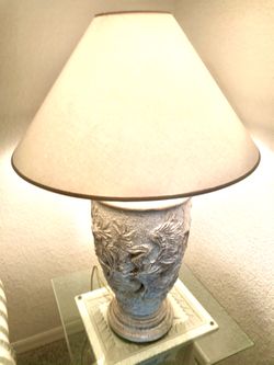 Beautiful Carved Lamp 