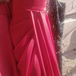 Slik Red Prom Dress