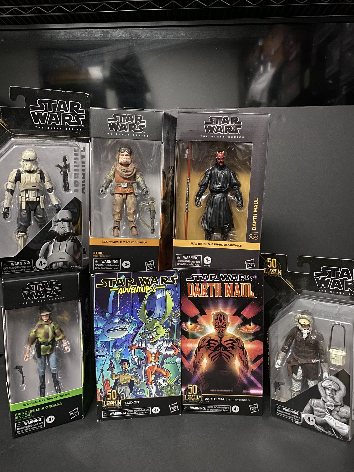 Action Figures Sold Has Lot Of 7 All new never open