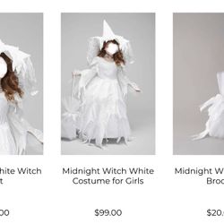 White Witch Costume for Princess 