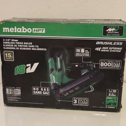 Kit 18v 2-1/2" 15 GA Cordless Angled Finish Nailer