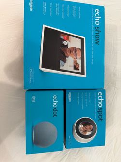 Echo show, Echo Spot and Echo dot