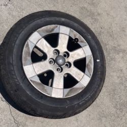 1 — 195/65r15 5x100 5x3.94 Stock Prius Wheel Rim Tire!