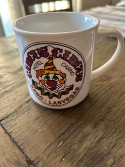 Vintage Circus Circus Hotel Casino Reno Las Vegas Vintage White Coffee Mug