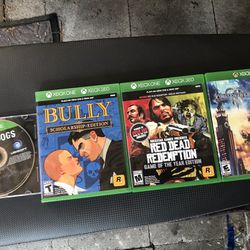 Bully Scholarship Edition , Red Dead Redemption Game Of The Year Edition, Kingdom Heart 3 & Watch Dogs ( All Xbox One Games )