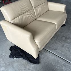 RV Folding Leather Couch 