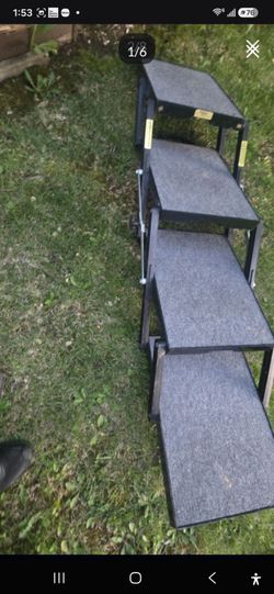 Pet loader 4 steps foldable