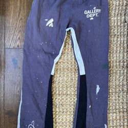 Gallery Dept Paint Splatter Flared Sweat pants