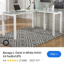 Ashley Furniture Glass Top Desk