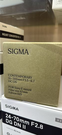 Sigma 16-300mm f/3.5-6.7 DC OS Contemporary Lens (Sony E)