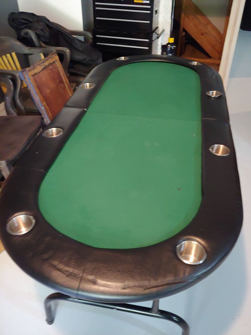 Poker Table! With Protective Cover,Make Offer