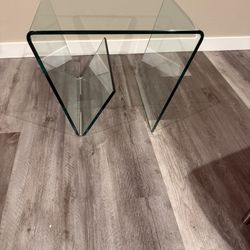 Glass Side Table