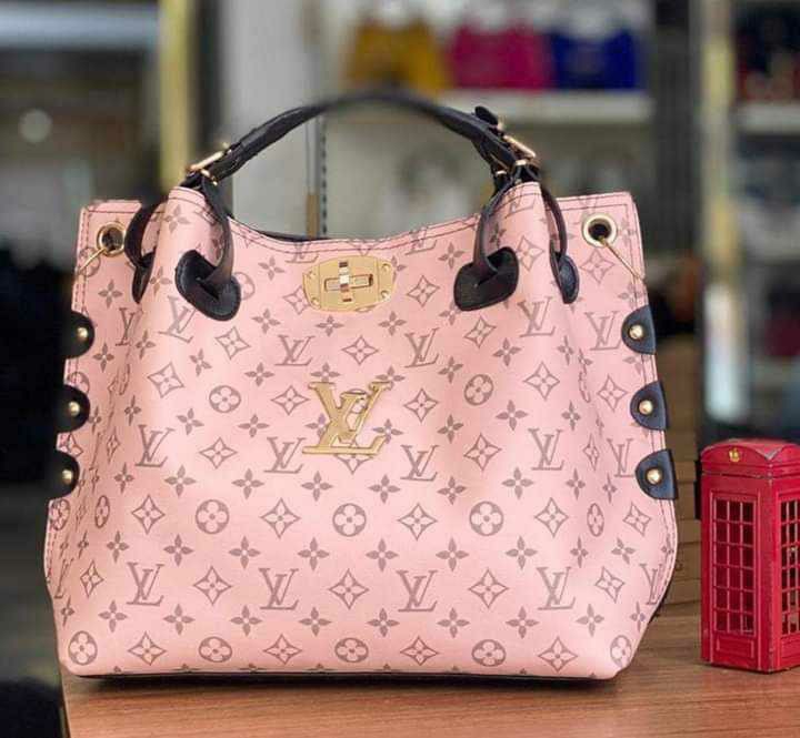 Louis Vuitton pink lady's handbag