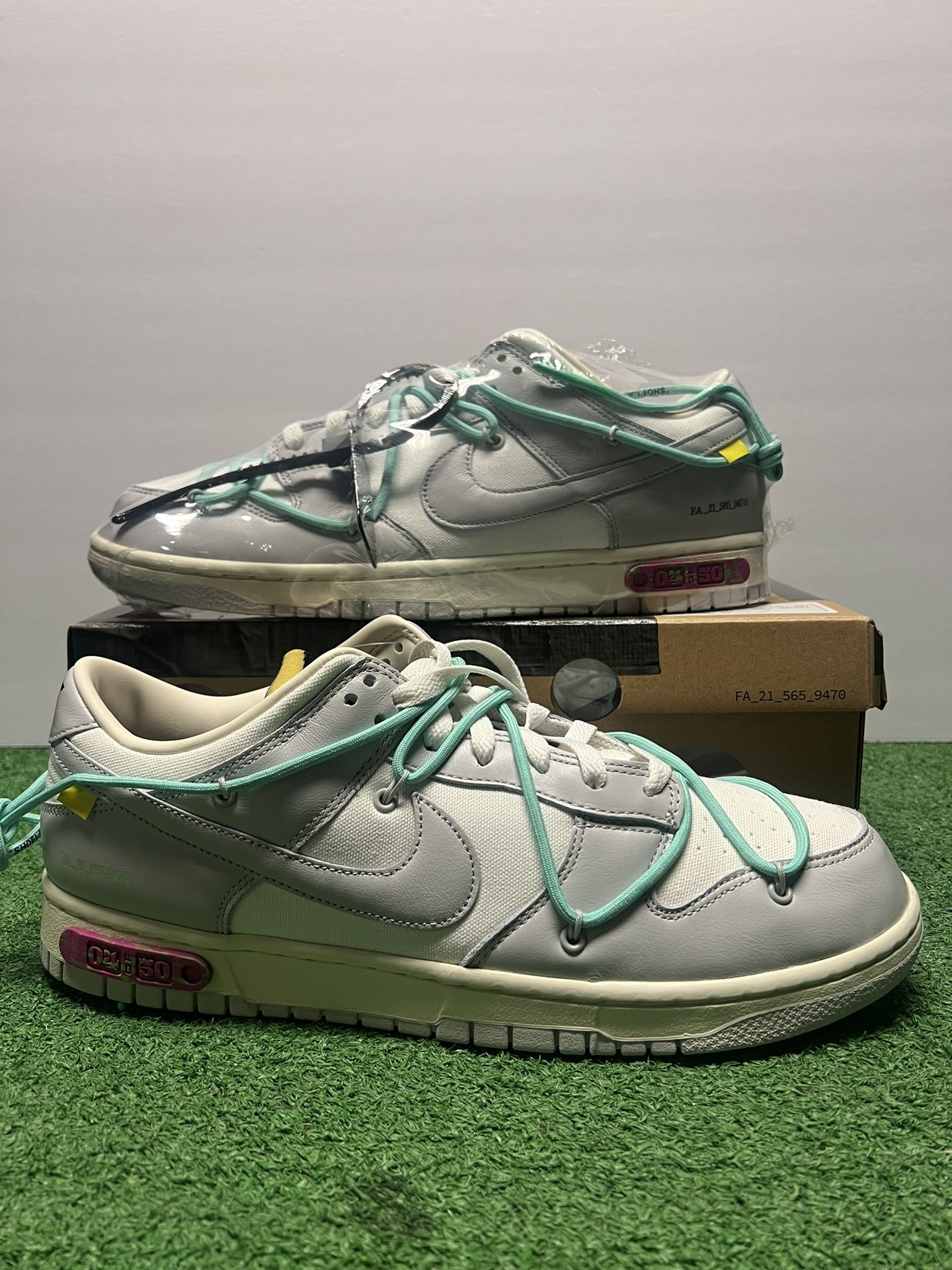 Nike x Off White Dunk Low Lot 4 Size 12 Brand New