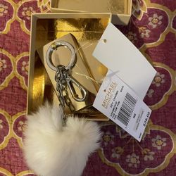 Purse, charm,  fur