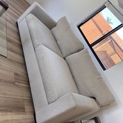 Living Spaces Couch And Love Seat Set 