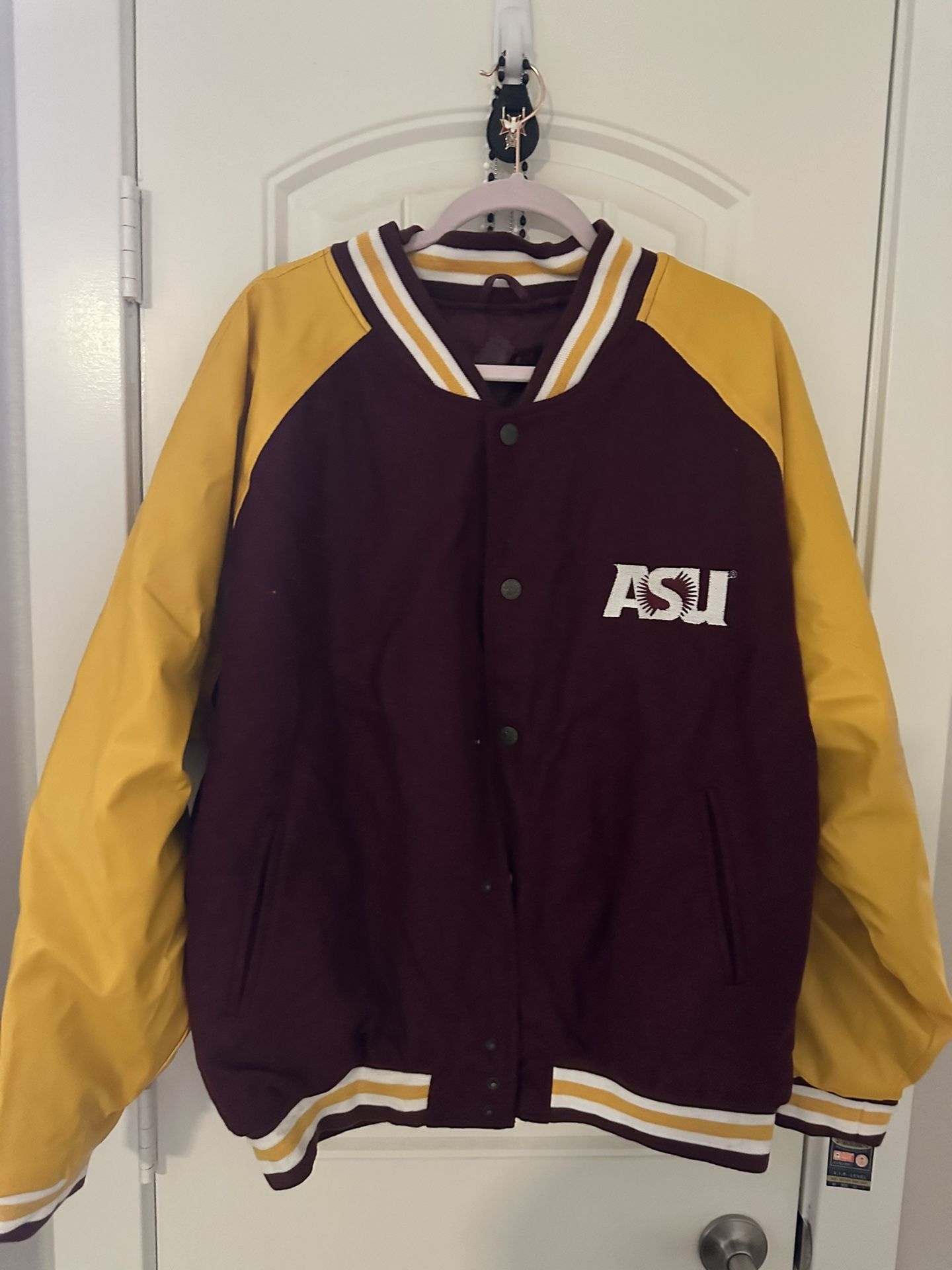 Arizona State Sun Devils Letterman’s Style Jacket XL