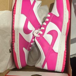 Pink N White Dunks