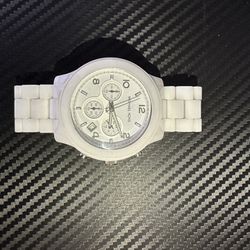 Michael kors White Ceramic Watch -like New 