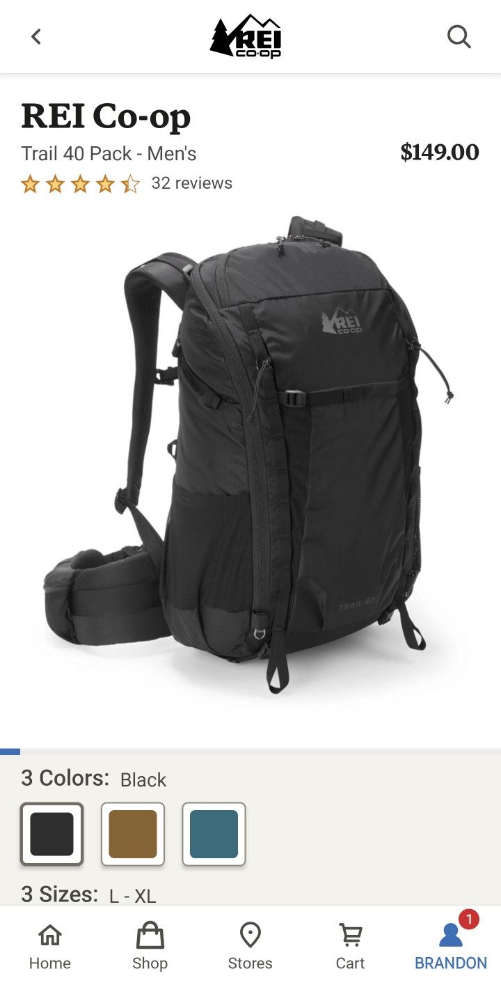 REI Co-op
Trail 40 Pack Men's