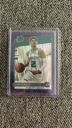 LaMelo Ball Rated Rookie purple shock 2020 DONRUSS