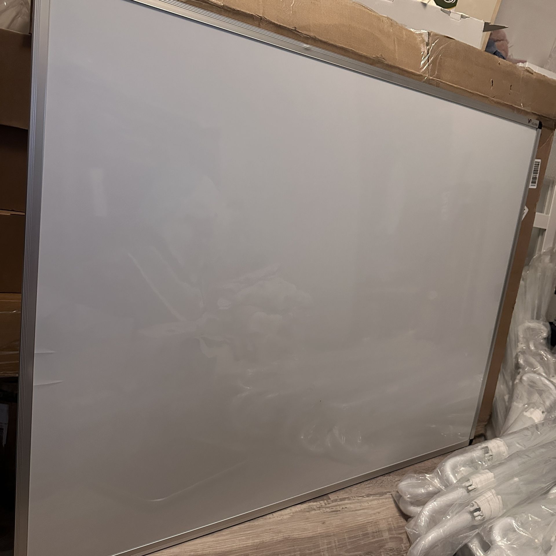 48" x 36" Viz-Pro Magnetic Whiteboard – Minor Cosmetic Damage - (See Description)