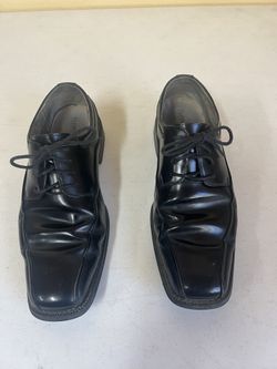 Florsheim Mens Black Leather Dress Shoe Size 8.5