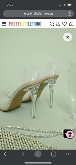Clear heels pretty little thing shop