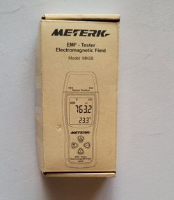 METERK EMF METER MK08 ELECTROMAGNETIC FIELD RADIATION DETECTOR TESTER