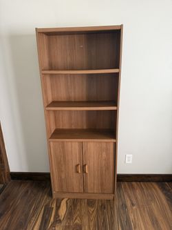 3 Shelf Bookcase With Storage On The Bottom 