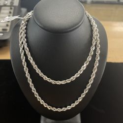 Gold Rope Style Chain 19.5 Pennyweights 30.3 Grams 