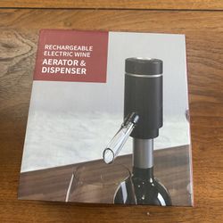 Rechargeable Electric Wine Aerator & Dispenser