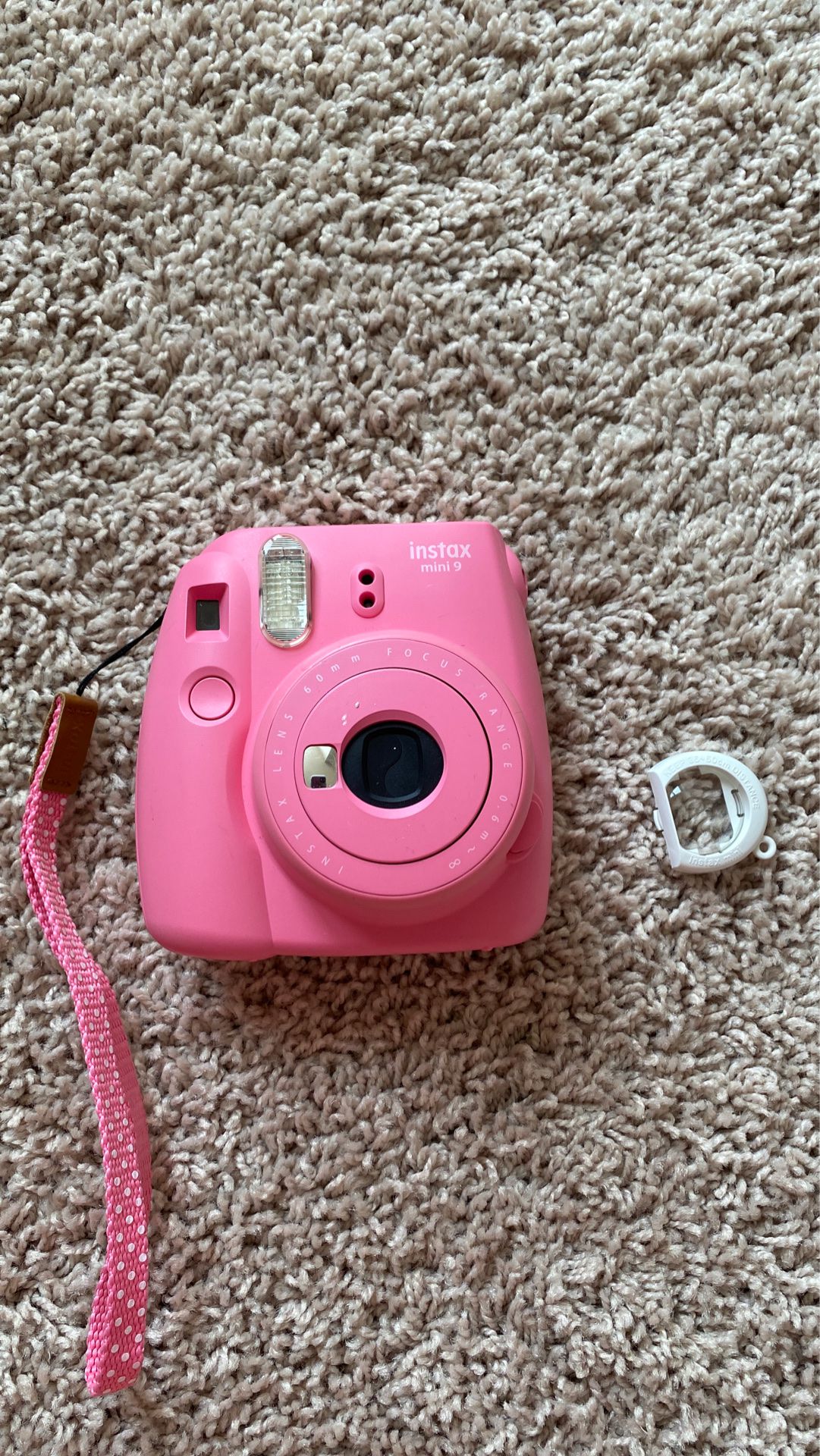 Instax Mini 9 Polaroid Camera (With Focus Lens)