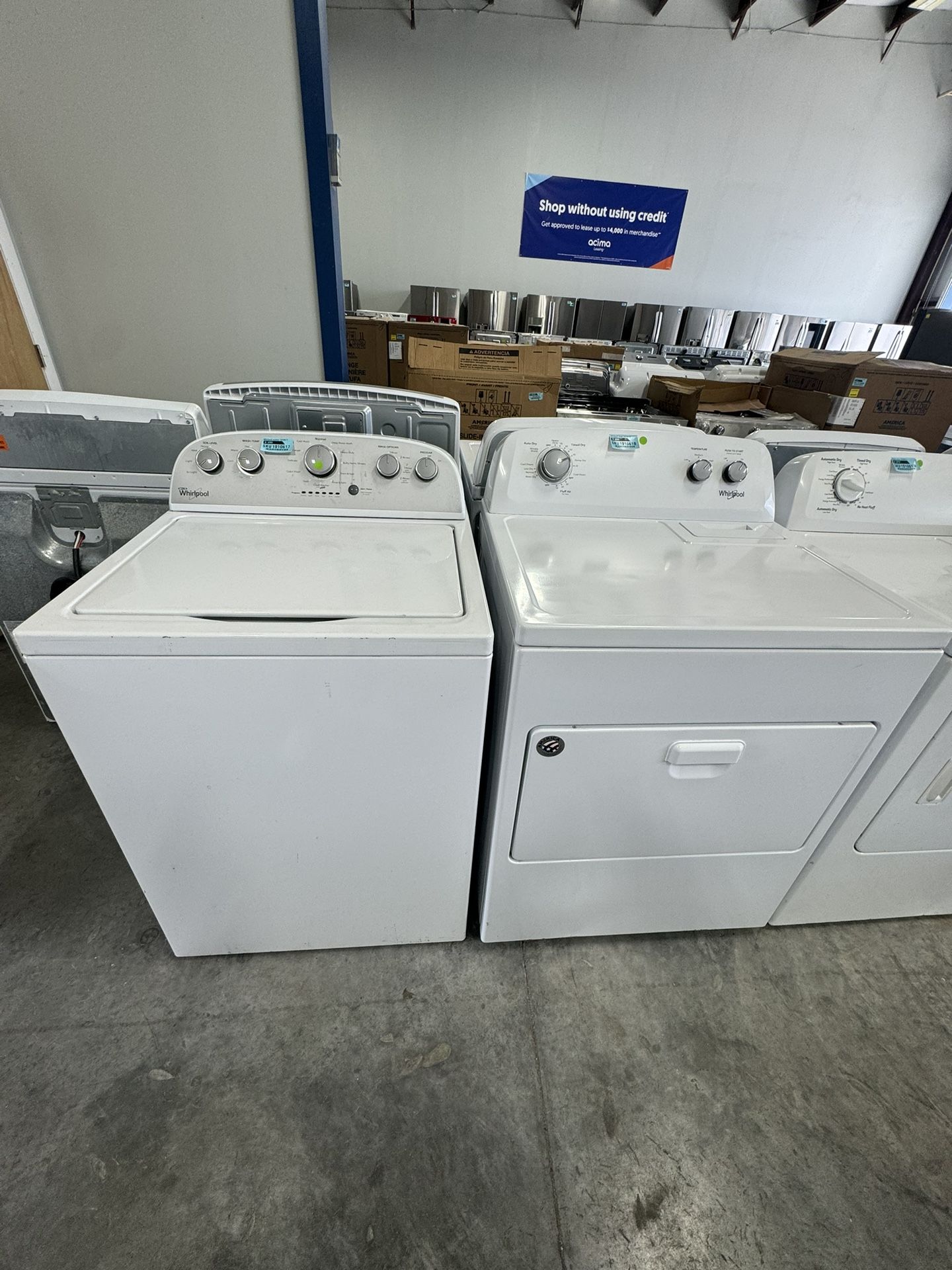 Whirlpool Set Washer Dryer .