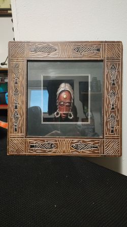 Traditional African Handmade Shadow Box RARE FIND!