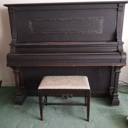 Antique Upright Schubert Piano