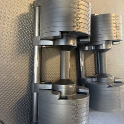 SMRTFT NUOBELL NÜOBELL 80LB CLASSIC ADJUSTABLE DUMBBELL SET 