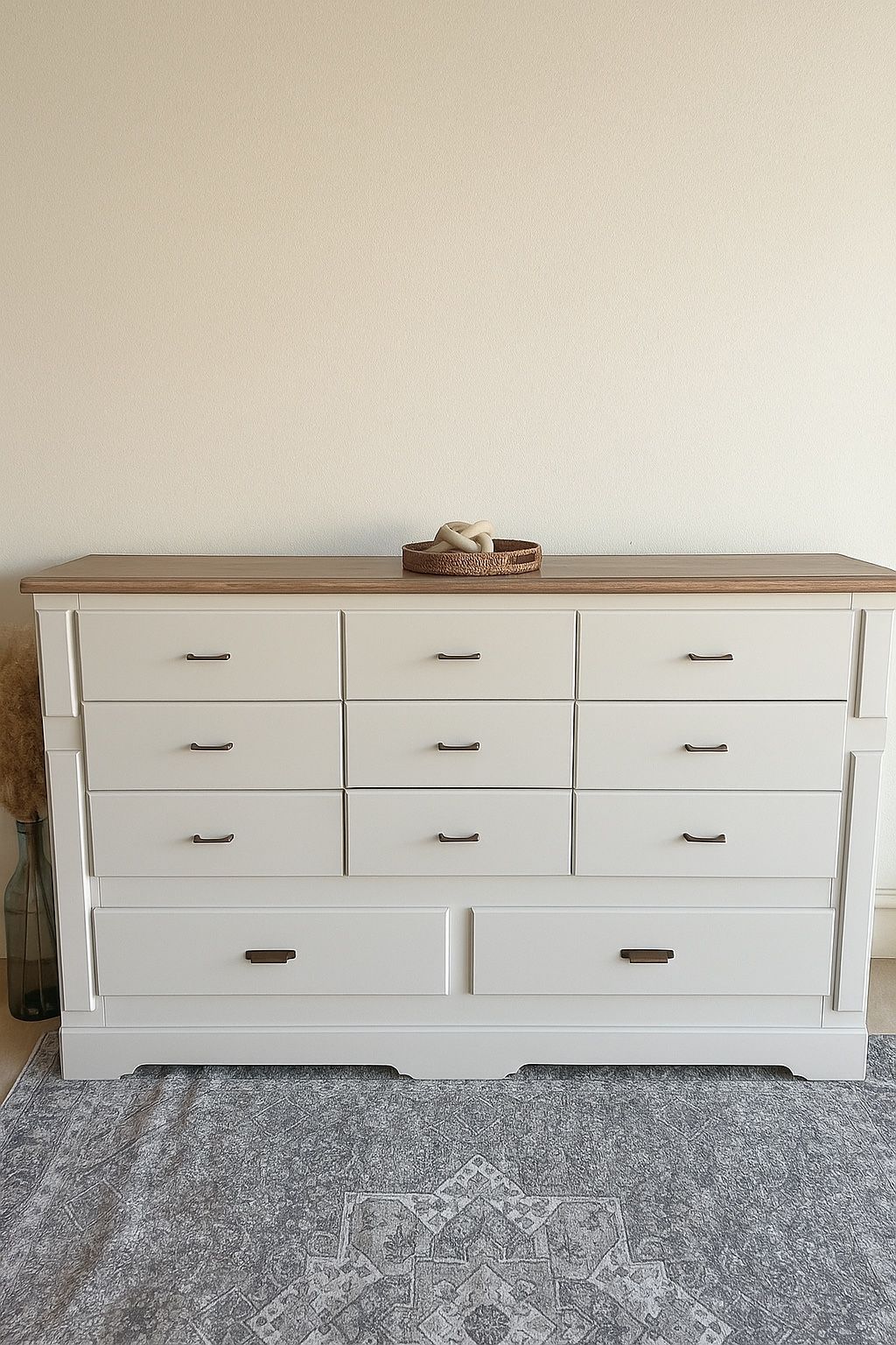 Refinished 11 drawer dresser