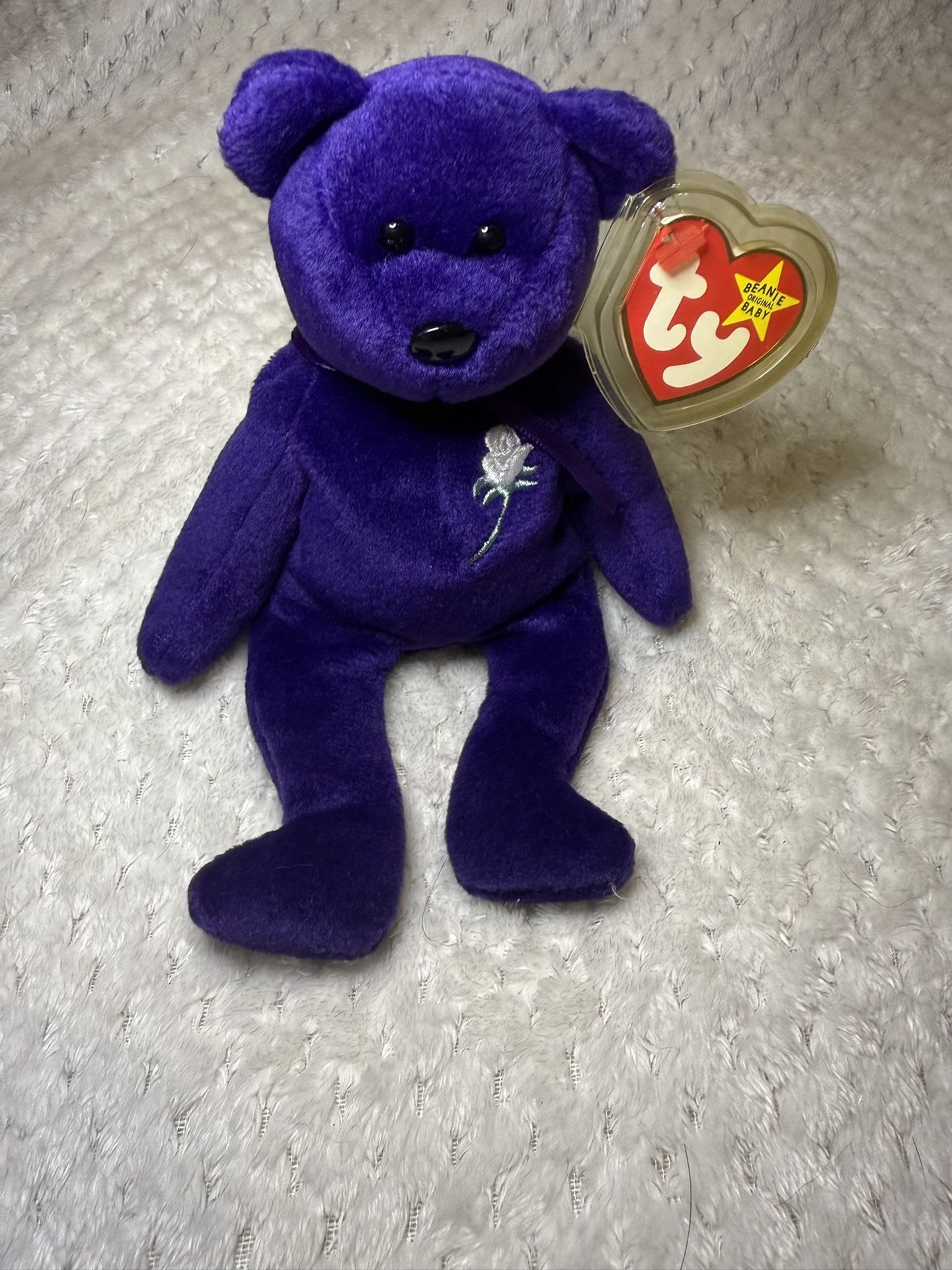 👑 TY Beanie Baby “Princess” Bear – Diana Memorial Edition – 1997 – Mint w/ Tag!