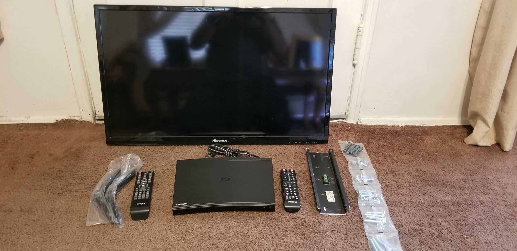 TV and blu ray player