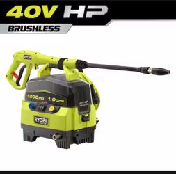 RYOBI 40V 1200 PSI 1.0 GPM Cordless Electric Cold Water Pressure Washer (Tool Only) @Ry-914